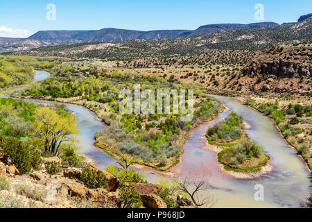 New Mexico, Rio Arriba County, Chama River Stock Photo