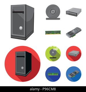 System unit, memory card and other equipment. Personal computer set ...