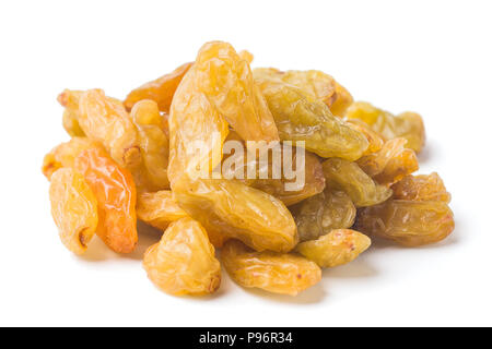 A bunch of raisins on a white background, isolated Stock Photo