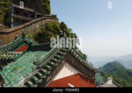 The monasteries of Wudang Mountains Stock Photo