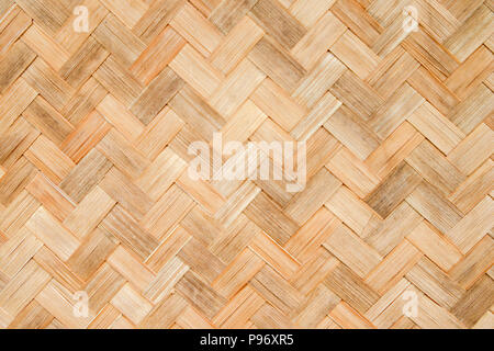 Bamboo weave abstract background texture Stock Photo