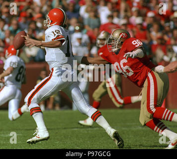 This 1993 Browns win over 49ers was one of Bernie Kosar's last