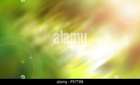 Blur beautiful nature green palm leaf on tropical sunset Stock Photo