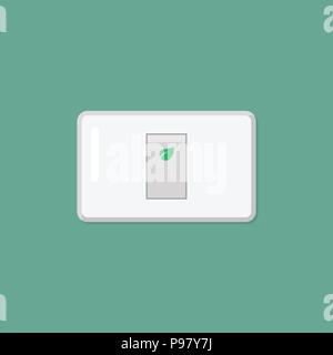 Electronic switch isolated on background. Vector illustration Stock Vector