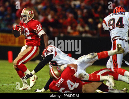 December 5, 1993 - San Francisco, California, U.S - San Francisco 49ers vs. Cincinnati  Bengals at Candlestick Park Sunday, December 5, 1993. 49ers beat Bengals  21-8. Cincinnati Bengals defensive back Darryl Williams (