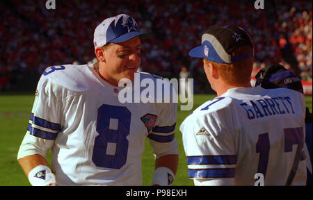 November 13, 1994 - San Francisco, California, U.S - San Francisco 49ers  vs. Dallas Cowboys at Candlestick Park Sunday, November 13, 1994. 49ers  beat Cowboys 21-14. Dallas Cowboys quarterback Troy Aikman (8)