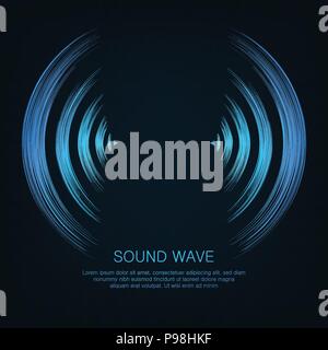 Abstract digital equalizer,Creative design sound wave pattern element background. Stock Vector