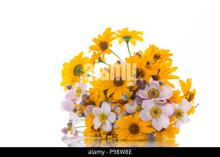 bouquet of yellow big daisies Stock Photo