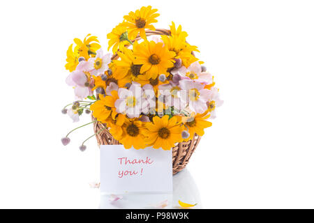 bouquet of yellow big daisies Stock Photo