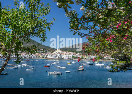 Cadaques on Cape Creus Catalonia Costa Brava Stock Photo