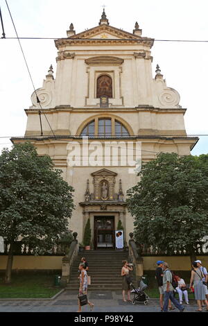 Church of Our Lady Victorious, Karmelitská, Malá Strana (Little Quarter), Prague, Czechia (Czech Republic), Europe Stock Photo