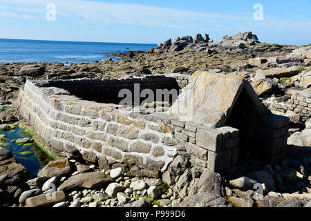 Plobannalec-Lesconil - Finistère department of Brittany - France Stock Photo