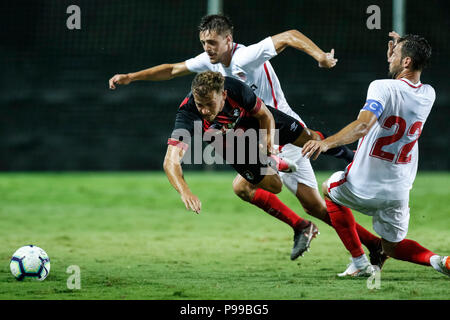 La Manga Club, Spain. 14th July, 2018. Summer season, friendly match between AFC Bournemouth, from Premier League, vs Sevilla FC, from LaLiga. © ABEL  Stock Photo