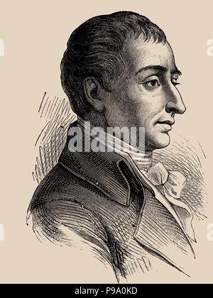 Portrait of the mathematician Joseph-Louis Lagrange (1736-1813). Museum: PRIVATE COLLECTION. Stock Photo