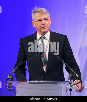 BAE Systems CEO Charles Woodburn Speaking Before The Unveiling Of The ...