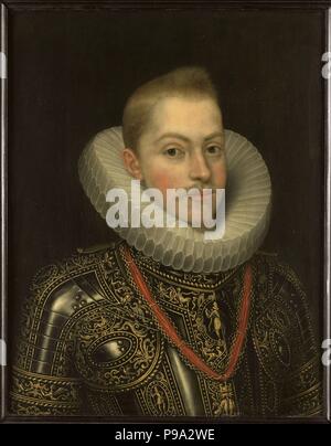 Portrait of Philip III (1578-1621), King of Spain and Portugal. Museum: Rijksmuseum, Amsterdam. Stock Photo