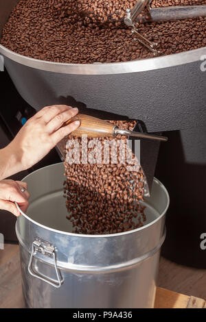 roasted arabica coffee beans filling the entire frame Stock Photo - Alamy