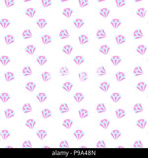 Vector seamless retro pattern, with diamonds. Can be used for wallpaper, pattern fills, web page background, surface textures Stock Vector