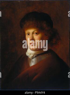 Portrait of Rembrandt van Rijn (1606-1669). Museum: Rijksmuseum, Amsterdam. Stock Photo
