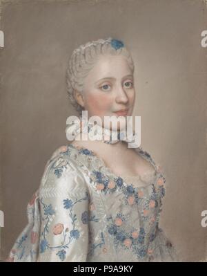 Portrait of Princess Maria Josepha of Saxony (1731–1767)), Dauphine of ...