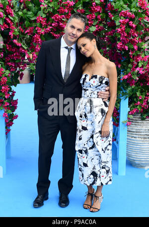 Ol Parker and Thandie Newton attending the premiere of Mamma Mia! Here We Go Again held at the Eventim Hammersmith Apollo, London. Stock Photo