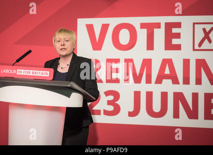 Church House, Dean's Yard, London, UK. 24th May 2016. Former Labour Leader, Harriet Harman MP, Angela Eagle MP, Labour’s Shadow First Secretary of Sta Stock Photo