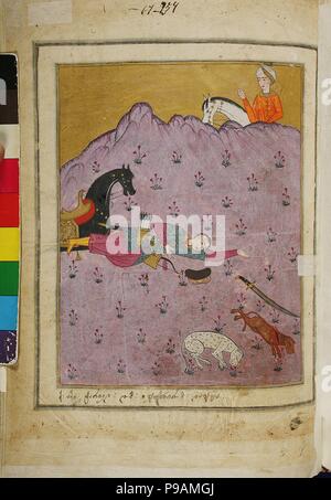 Illustration to the epic poem