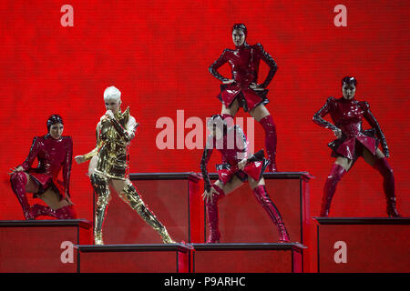 Katy Perry performs at The O2 Arena for Witness: The Tour  Featuring: Katy Perry Where: London, United Kingdom When: 15 Jun 2018 Credit: Neil Lupin/WENN Stock Photo