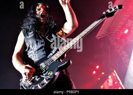 Athens, Greece. 16th July, 2018. Pawel Maciwoda from Scorpions seen performing the 'Crazy World Tour' at Kalimarmaro Stadium in Athens Credit: Eleni Paroglou/SOPA Images/ZUMA Wire/Alamy Live News Stock Photo