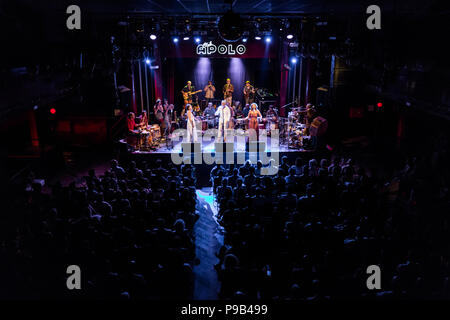 Barcelona, Spain. 16th July, 2018. Concert by Coetu at Apolo. Festival GREC. Photographer: © Aitor Rodero. Credit: Aitor Rodero Aznarez/Alamy Live News Stock Photo
