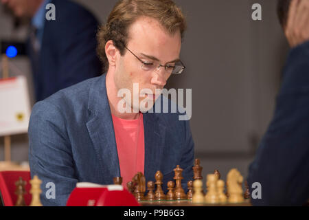 Anish GIRI, NED, The Netherlands, First matchday of the Sparkassen