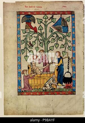 Manichean Codex The Codex Manesse, a medieval manuscript from the 14th century ...