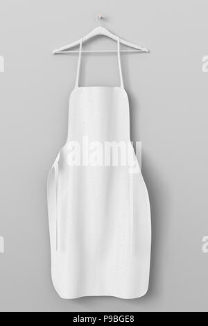 Kitchen apron on a white background. Vector illustration Stock Photo ...
