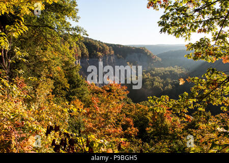 Letchworth State Park, the Grand Canyon of the East Stock Photo