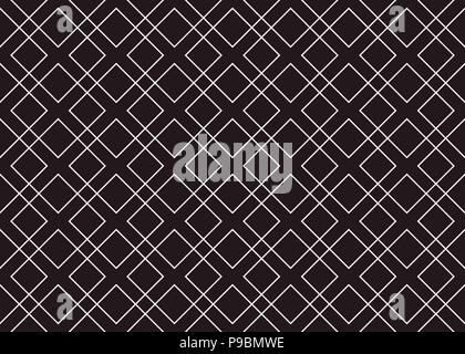 Grid of rhombuses Stock Vector