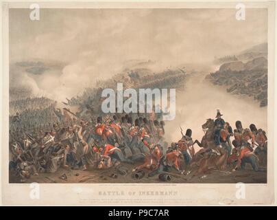 The Battle of Inkerman on November 5, 1854. Museum: PRIVATE COLLECTION. Stock Photo