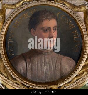 Piero di Cosimo de' Medici called the Gouty. Museum: Palazzo Vecchio, Florence. Stock Photo