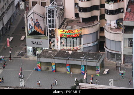 The Sabana Grande Area in Caracas from El Recreo Shopping Mall (Centro Comercial El Recreo). Photos taken by Marcos Kirschstein and Vicente Quintero Stock Photo