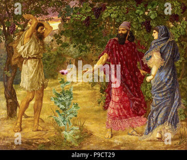 Rooke  Thomas Matthews - Elijah  Ahab and Jezebel Stock Photo