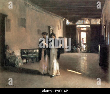 Sargent John Singer - A Venetian interior Stock Photo - Alamy