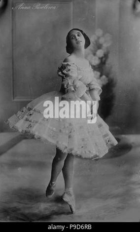 Ballerina Anna Pavlova. Museum: PRIVATE COLLECTION. Stock Photo