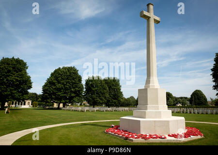 British military cemetery in Bayeux, France Stock Photo