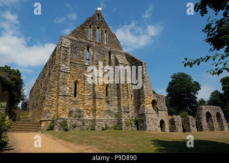 The remains of Battle Abbey, Battle, Sussex, UK Stock Photo
