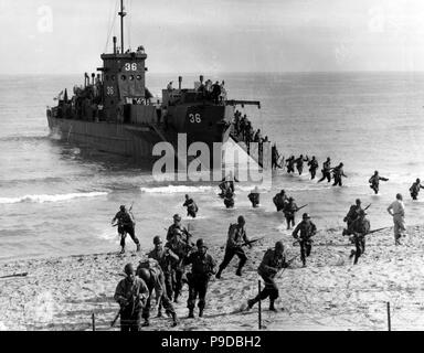 The Operation Torch. The British-American invasion of French North Africa on November 1942. Museum: Franklin D. Roosevelt Presidential Library and Museum. Stock Photo