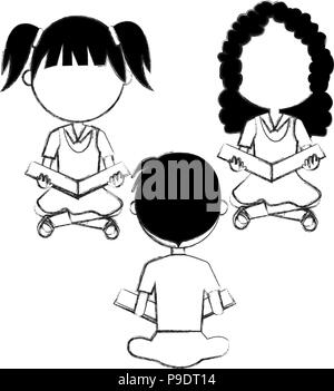 students group avatars characters vector illustration design Stock Vector