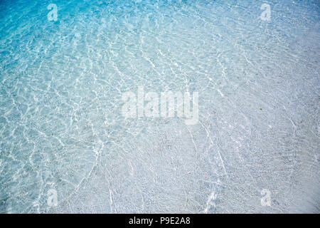 Simple sea ocean waves. Clear water. Ecology concept, eco, water, health, life Stock Photo