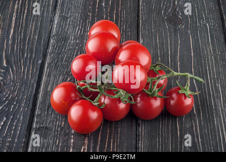 Two branches of cherry tomatoes Stock Photo