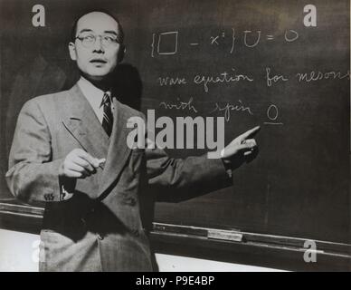 Hideki Yukawa (1907-1981), Japanese physicist, Nobel Prize winner in 1949. Stock Photo