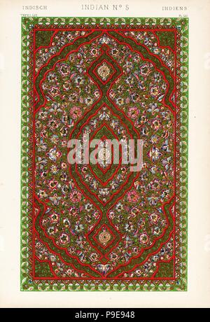 1868 Owen Jones Ornament Pattern Design Square from Moresque