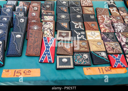 Florida,Micanopy,Fall Harvest Festival,annual small town community booths stalls vendors buying selling,shopping shopper shoppers shop shops market ma Stock Photo